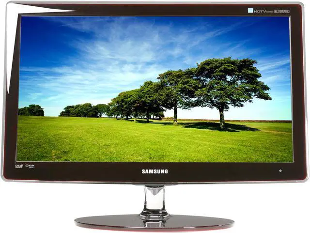 Alt view image 2 of 7 - SAMSUNG 24.6" LCD Monitor 4 ms D-Sub, DVI, HDMI, Component, Composite, DTV Tuner, Optical Out P2570HD