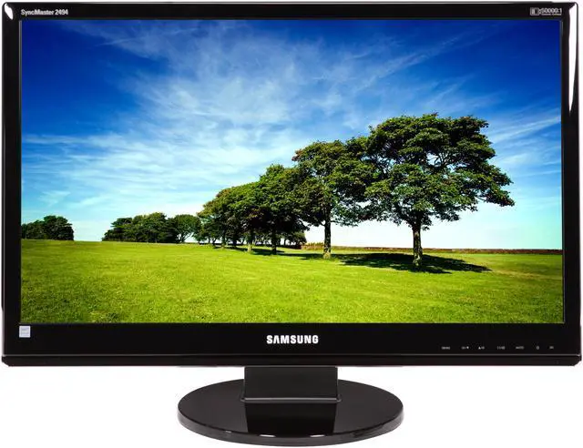 Alt view image 2 of 8 - SAMSUNG 24" TN LCD Monitor 5 ms D-Sub, DVI-D 2494SW