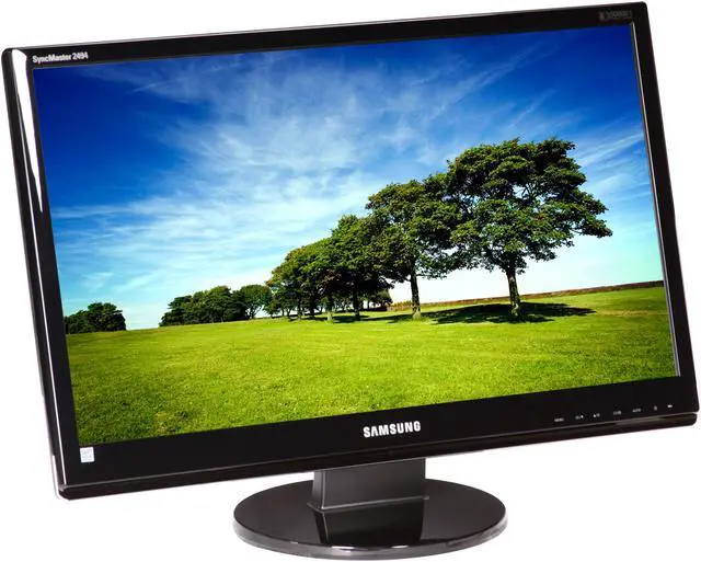 Alt view image 3 of 8 - SAMSUNG 24" TN LCD Monitor 5 ms D-Sub, DVI-D 2494SW