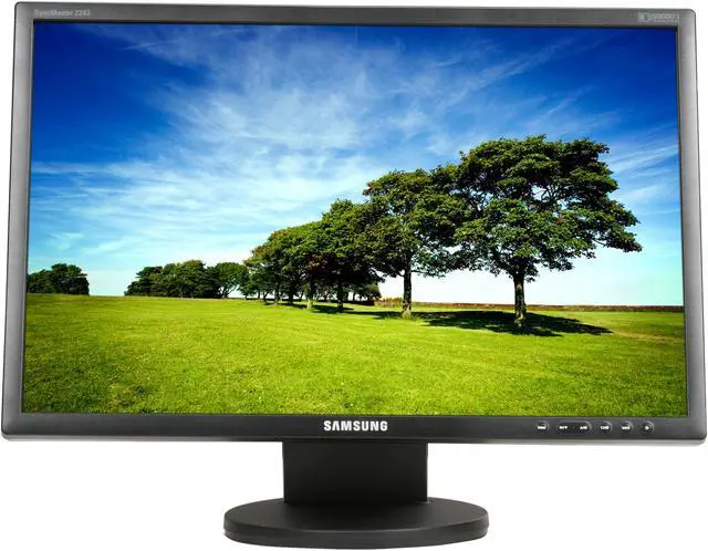 Alt view image 2 of 9 - SAMSUNG 22" 5ms Height &Pivot Adjustable Stand Black Widescreen LCD Monitor 300 cd/m2 DC 8000:1(1000:1)