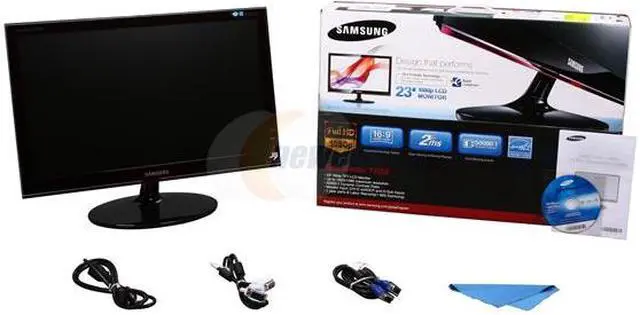 Alt view image 8 of 8 - SAMSUNG 23" LCD Monitor 2ms(GTG) D-Sub, DVI P2350-1