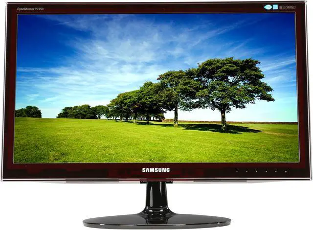 Alt view image 2 of 8 - SAMSUNG 24" TN LCD Monitor 2ms(GTG) D-Sub, DVI, HDMI P2450H