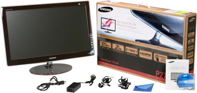 Alt view image 7 of 7 - SAMSUNG 27" LCD Monitor 2ms(GTG) DVI-I, HDMI P2770H