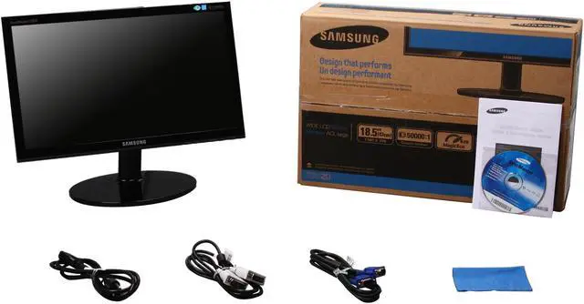 Alt view image 7 of 7 - SAMSUNG 18.5" LCD Monitor 5 ms D-Sub, DVI E1920X