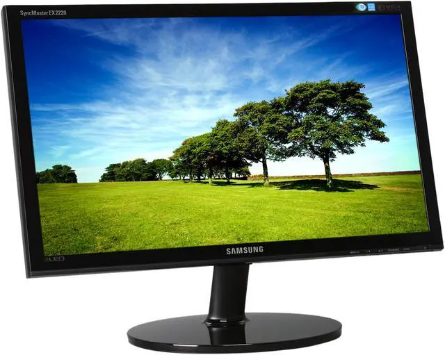 Alt view image 3 of 7 - SAMSUNG EX2220X Glossy Black 21.5" 5ms  LED Backlight LCD Monitor  250 cd/m2 DC 1,000,000:1(1000:1)