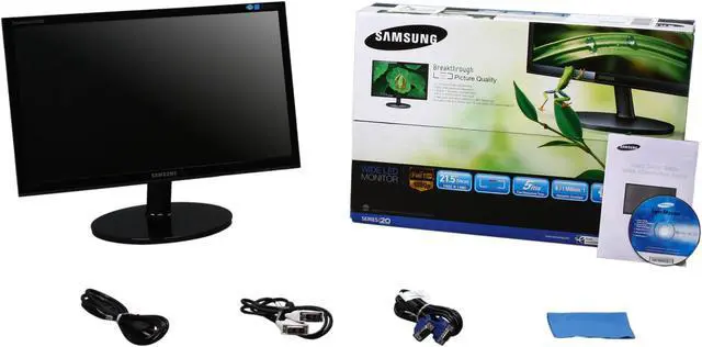 Alt view image 7 of 7 - SAMSUNG EX2220X Glossy Black 21.5" 5ms  LED Backlight LCD Monitor  250 cd/m2 DC 1,000,000:1(1000:1)
