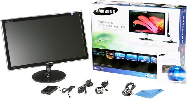Alt view image 7 of 7 - Samsung PX2370 23" Full HD LED BackLight LCD Monitor  Slim Design 250 cd /m2 DCR 5,000,000:1 (1000:1)