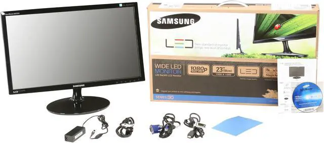 Alt view image 7 of 7 - SAMSUNG BX2331 Glossy Black 23" 1920 x 1080 Full HD LED Backlight LCD Monitor Slim Design  250 cd/m2 DCR 5,000,000:1 (1,000:1)