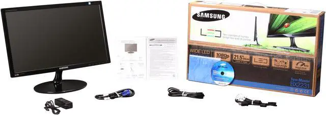 Alt view image 7 of 7 - SAMSUNG BX2231 Glossy Black 21.5" Full HD LED Backlight LCD Monitor Slim Design 250 cd/m2 DCR 5,000,000:1 (1,000:1)