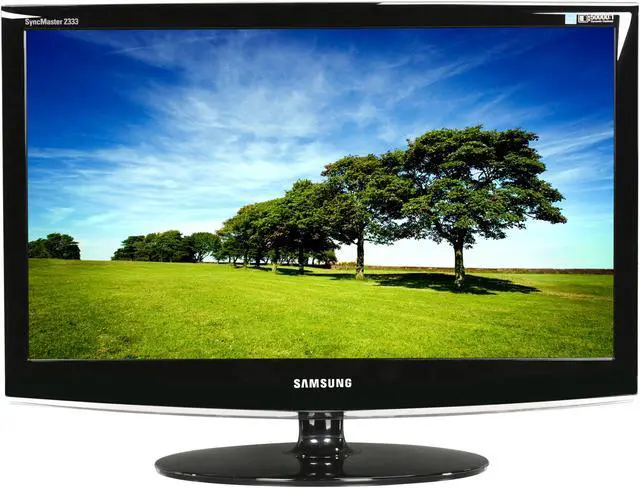Alt view image 2 of 8 - SAMSUNG 2333T High Glossy Black 23" 8ms Full HD WideScreen LCD Monitor 300 cd/m2 DCR 50,000:1 (CR 4,000:1)