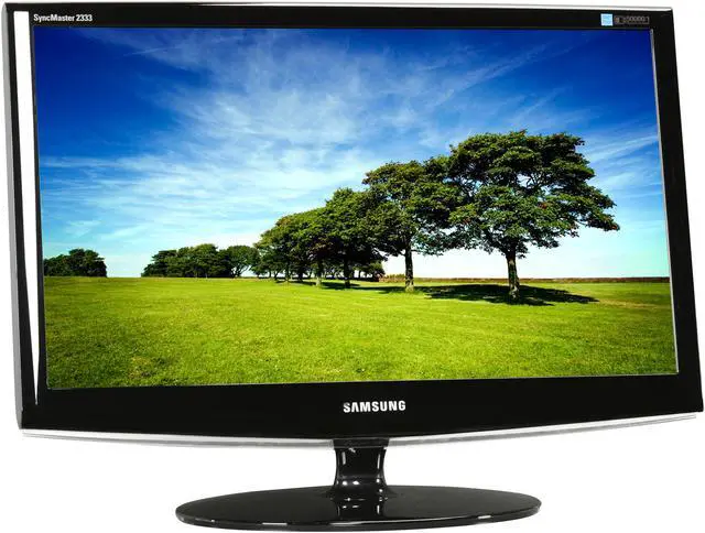 Alt view image 3 of 8 - SAMSUNG 2333T High Glossy Black 23" 8ms Full HD WideScreen LCD Monitor 300 cd/m2 DCR 50,000:1 (CR 4,000:1)