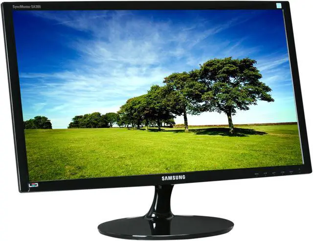 Alt view image 3 of 7 - SAMSUNG S24A300B High Glossy Black 24" 5ms Full HD LED BackLight LCD Monitor 250 cd/m2 DCR 1,000,000:1 (1,000:1)