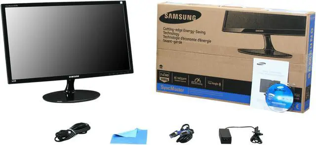 Alt view image 7 of 7 - SAMSUNG S24A300B High Glossy Black 24" 5ms Full HD LED BackLight LCD Monitor 250 cd/m2 DCR 1,000,000:1 (1,000:1)