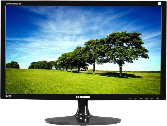 Alt view image 2 of 7 - SAMSUNG S23A300B High Glossy Black 23" Full HD LED BackLight  LCD Monitor 250 cd/m2 DCR 1,000,000:1 (1,000:1)