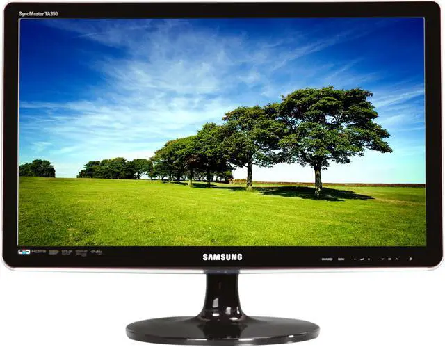 Alt view image 2 of 9 - SAMSUNG T24A350 ToC Rose Black 24" 5ms Full HD  LED BackLight LCD Monitor w/ DTV Tuner 250 cd/m2 DC 1,000,000:1 (1,000:1)