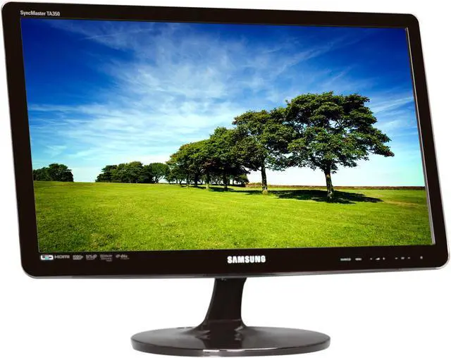 Alt view image 3 of 9 - SAMSUNG T24A350 ToC Rose Black 24" 5ms Full HD  LED BackLight LCD Monitor w/ DTV Tuner 250 cd/m2 DC 1,000,000:1 (1,000:1)