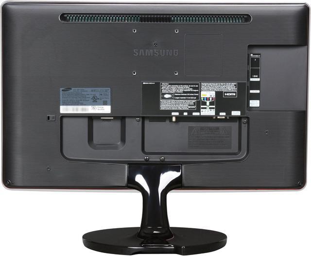 Alt view image 5 of 9 - SAMSUNG T23A350 ToC Rose Black 23" 5ms  Full HD  LED BackLight LCD Monitor w/ DTV Tuner 250 cd/m2 DC 1,000,000:1 (1,000:1)