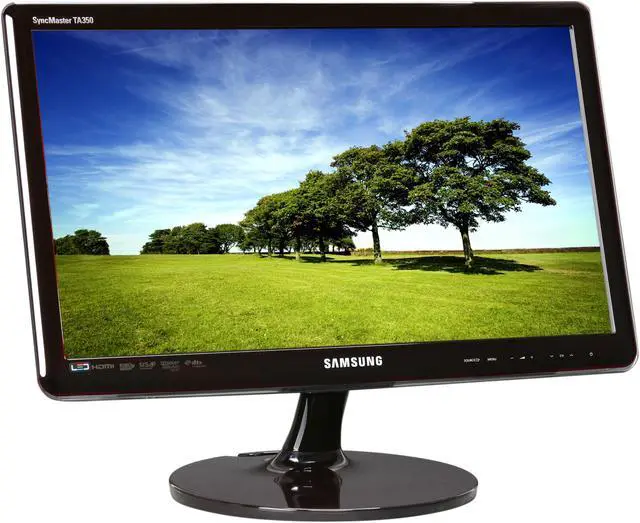 Alt view image 3 of 9 - SAMSUNG T22A350 ToC Rose Black 21.5" 5ms Full HD  LED BackLight LCD Monitor w/ DTV Tuner 250 cd/m2 DC 1,000,000:1 (1,000:1)