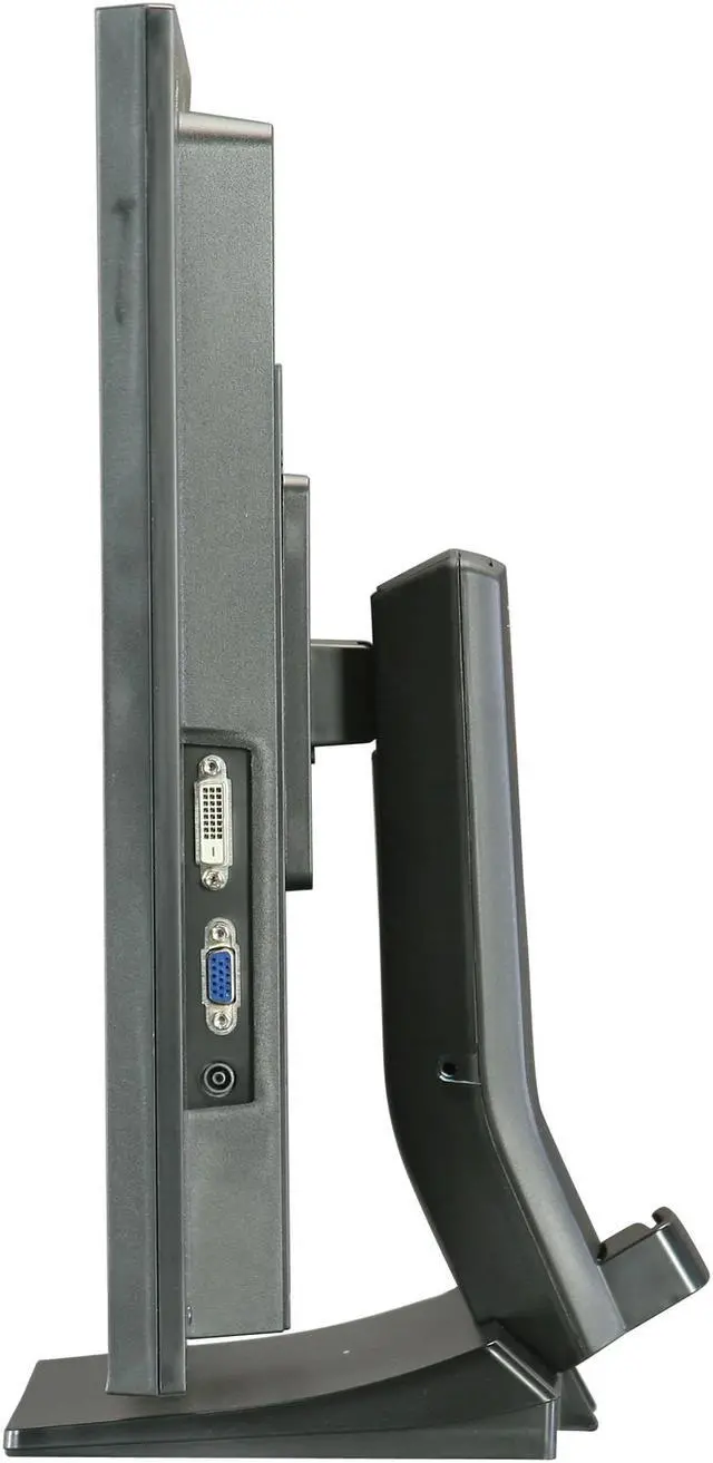 Alt view image 6 of 9 - SAMSUNG S24A450BW-1 Black 24" 5ms Height& Pivot Adjustable Widescreen LED Monitor 250 cd/m2 1000:1