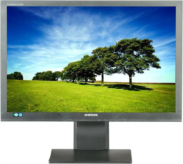 Alt view image 7 of 9 - SAMSUNG S24A450BW-1 Black 24" 5ms Height& Pivot Adjustable Widescreen LED Monitor 250 cd/m2 1000:1
