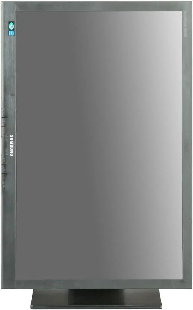 Alt view image 8 of 9 - SAMSUNG S24A450BW-1 Black 24" 5ms Height& Pivot Adjustable Widescreen LED Monitor 250 cd/m2 1000:1