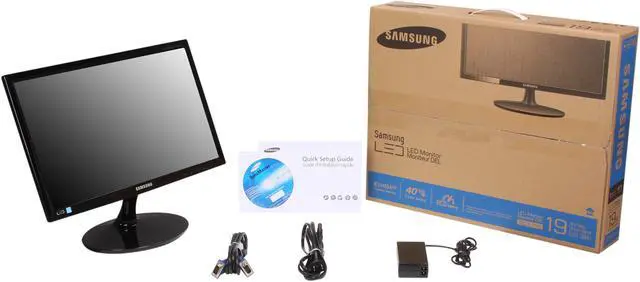 Alt view image 7 of 7 - SAMSUNG 18.5" 60 Hz TN LCD Monitor 5ms GTG D-Sub B150 Series S19B150N