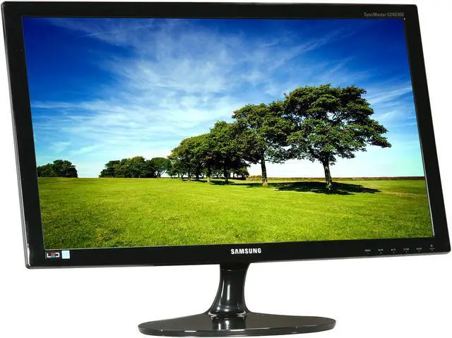 Alt view image 3 of 7 - SAMSUNG 23.6" TN LCD Monitor 5ms GTG D-Sub, HDMI B300 Series S24B300EL