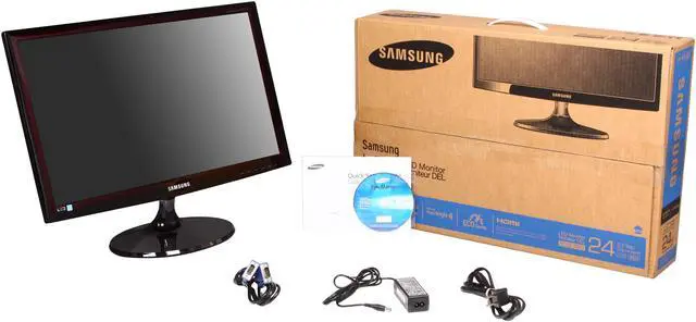 Alt view image 7 of 7 - SAMSUNG 23.6" TN LCD Monitor 2ms GTG D-Sub, HDMI B350 Series S24B350HL