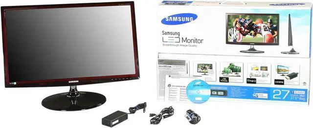 Alt view image 7 of 7 - SAMSUNG 27" TN LCD Monitor 2ms GTG D-Sub, HDMI B350 Series S27B350H