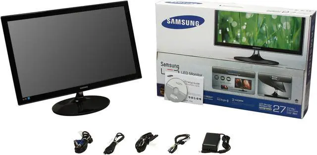 Alt view image 7 of 7 - SAMSUNG B550 Series S27B550V ToC 27" HDMIx2 Widescreen LED Monitor 300 cd/m2 DCR Mega Infinite (1000:1)