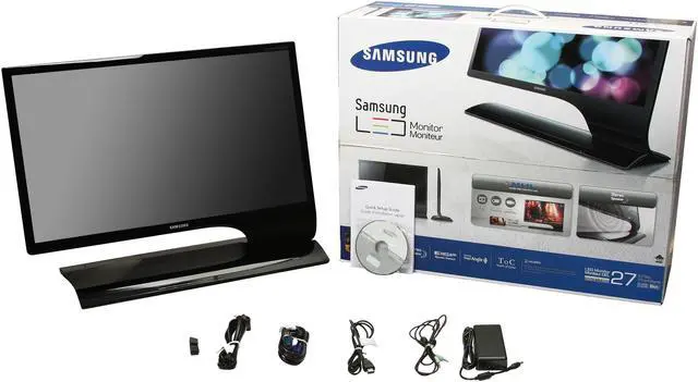 Alt view image 7 of 7 - SAMSUNG S27B750V High Gloss Black 27" 2ms HDMI*2 Widescreen LED-Backlit LCD Monitor 300 cd/m2 1000:1 Built-in Speakers