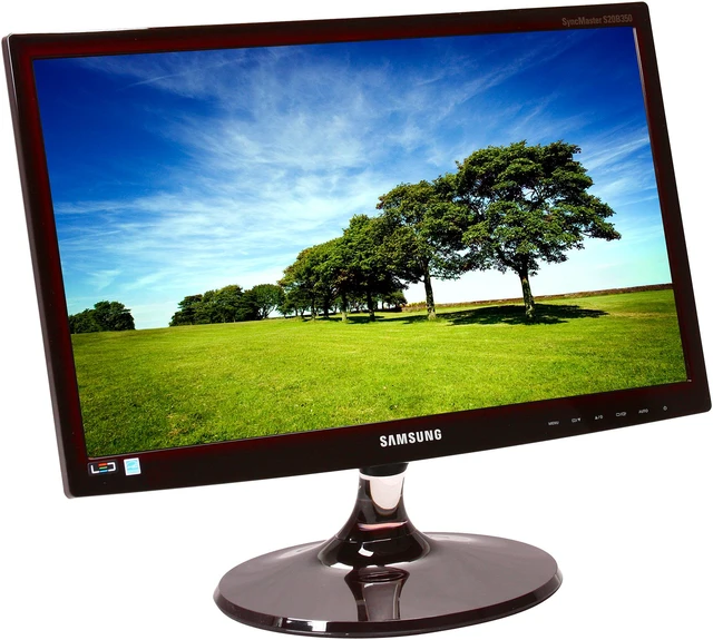 Alt view image 3 of 7 - SAMSUNG 20" TN LCD Monitor 2ms (GTG) D-Sub, HDMI S20B350H