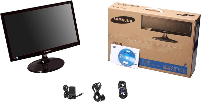 Alt view image 7 of 7 - SAMSUNG 20" TN LCD Monitor 2ms (GTG) D-Sub, HDMI S20B350H