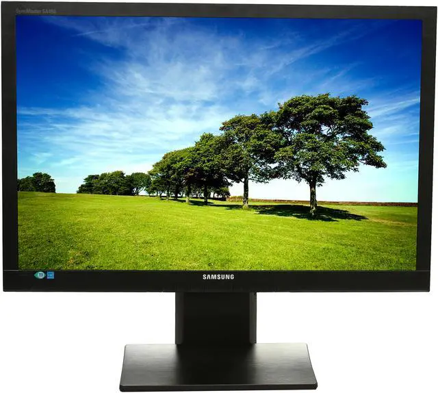 Alt view image 2 of 9 - SAMSUNG 24" 60Hz TN Height & Pivot Adjustable LCD Monitor 5 ms D-Sub, DVI SyncMaster S24A450MW