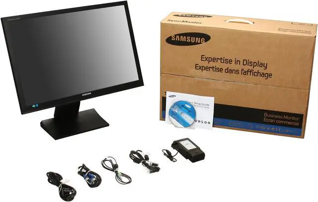 Alt view image 9 of 9 - SAMSUNG 24" 60Hz TN Height & Pivot Adjustable LCD Monitor 5 ms D-Sub, DVI SyncMaster S24A450MW