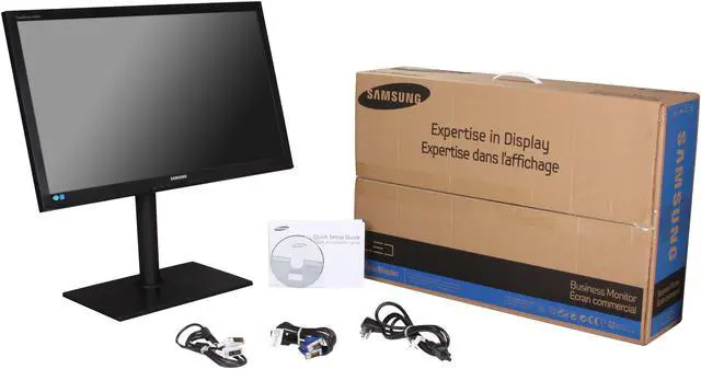 Alt view image 11 of 11 - SAMSUNG 650 Series S27A650D Matte Black 27" 8ms  Height & Pivot Adjustable Widescreen Business LED Monitor 300 cd/m2 3000:1 w/Display Port