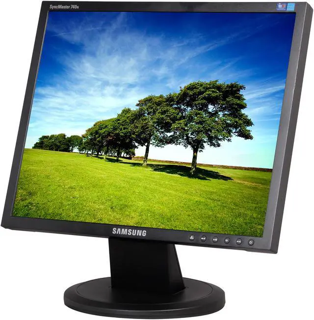 Main image of SAMSUNG 740N-B1 Black 17" 8ms   LCD Monitor 300 cd/m2 600:1, A Grade – No Back Cosmetic Cover Plate, Off Lease