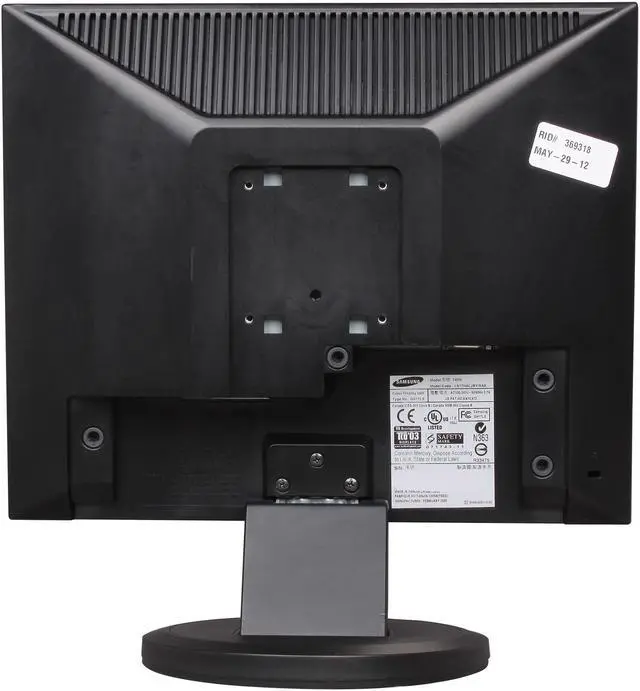 Alt view image 5 of 8 - SAMSUNG 740N-B1 Black 17" 8ms   LCD Monitor 300 cd/m2 600:1, A Grade – No Back Cosmetic Cover Plate, Off Lease