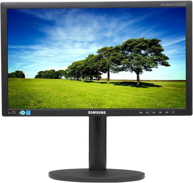 Alt view image 2 of 8 - SAMSUNG 18.5" pivot &height adjustable LED Monitor 5 ms S19B420B