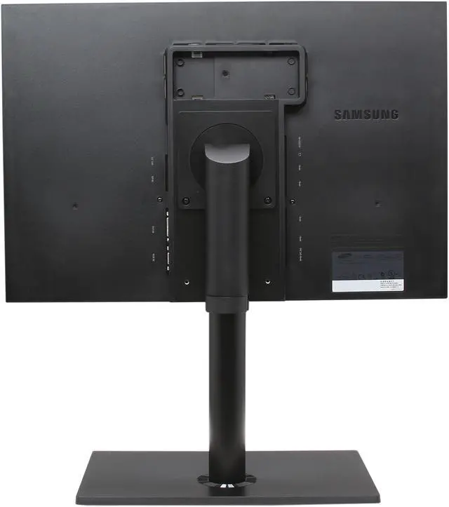 Alt view image 5 of 10 - SAMSUNG S24A850DW Matte Black 24" Height& Pivot Adjustable Widescreen LED PLS Monitor 300 cd/m2 1000:1
