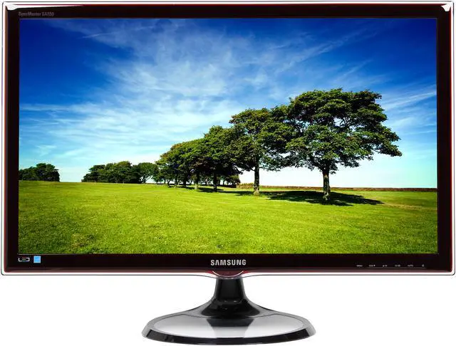 Alt view image 2 of 8 - SAMSUNG 27" LCD Monitor 2ms GTG D-Sub, HDMI LS27A550HS/ZA