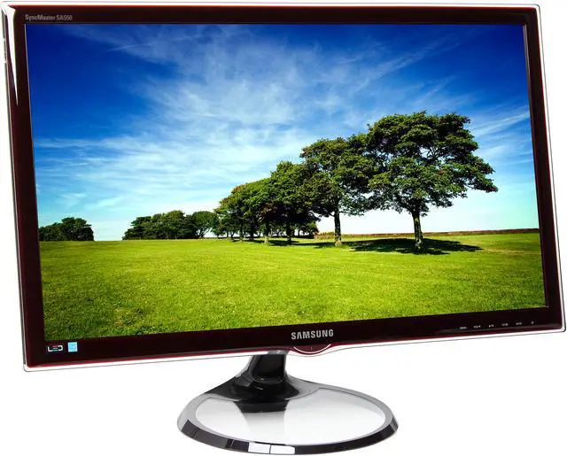Alt view image 3 of 8 - SAMSUNG 27" LCD Monitor 2ms GTG D-Sub, HDMI LS27A550HS/ZA