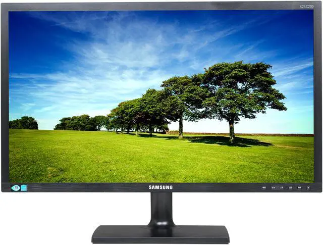 Alt view image 2 of 8 - SAMSUNG 23.6" LCD Monitor 5ms (GTG) D-Sub, DVI S24C200BL
