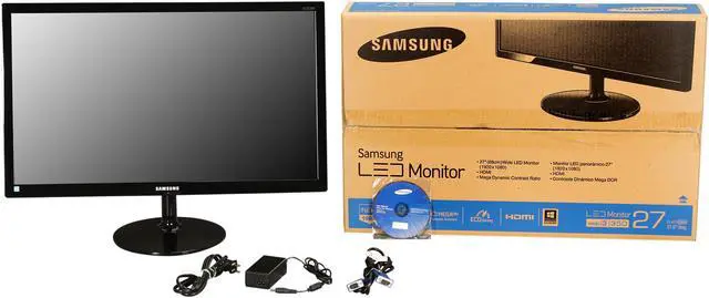 Alt view image 7 of 7 - SAMSUNG 27" TN LCD Monitor 5ms (GTG) D-Sub, HDMI, Audio Out C350 S27C350H
