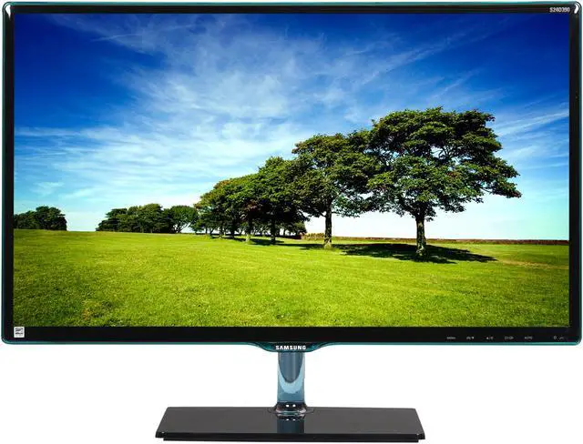 Alt view image 2 of 7 - SAMSUNG SD390 Series S24D390HL Black High Glossy ToC 23.6" PLS HDMI Widescreen LCD/LED Monitor, 250 cd/m2 DCR Mega Infinity (1000:1), VGA HDMI