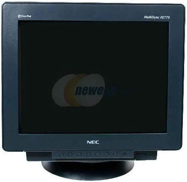 Alt view image 2 of 6 - NEC Display Solutions FE770-BK Black 17" CRT Monitor 0.21-0.25mm hor. dot pitch 0.24-0.28mm diag. dot pitch Dot Pitch 15-pin mini D-SUB