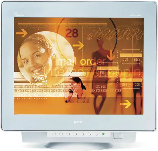 Main image of NEC Display Solutions FE2111SB White 22" SuperBright Diamondtron Totally-Flat Aperture Grille CRT Monitor 0.24mm aperture grille Dot Pitch Captive 15-pin mini D-SUB connector