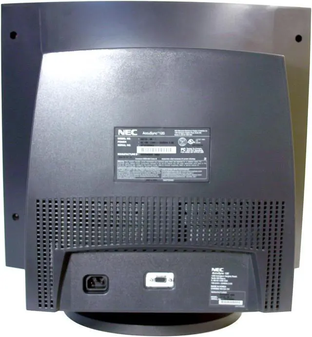 Alt view image 3 of 4 - NEC Display Solutions AS120-BK Black 21" CRT Monitor D-Sub