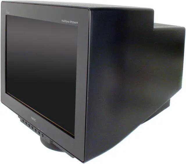 Alt view image 2 of 4 - NEC Display Solutions FP2141SB-BK Black 22" CRT Monitor 0.24mm aperture grille Dot Pitch 2 × D-Sub