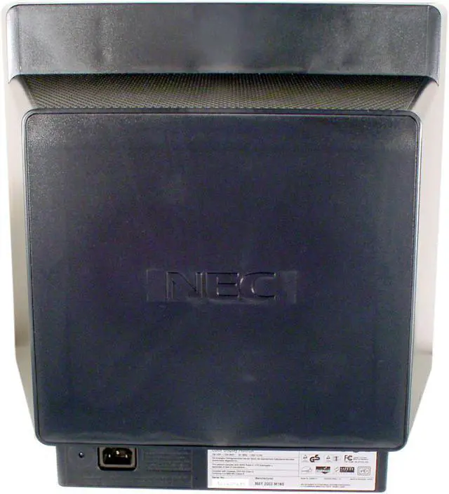 Alt view image 4 of 4 - NEC Display Solutions FP2141SB-BK Black 22" CRT Monitor 0.24mm aperture grille Dot Pitch 2 × D-Sub